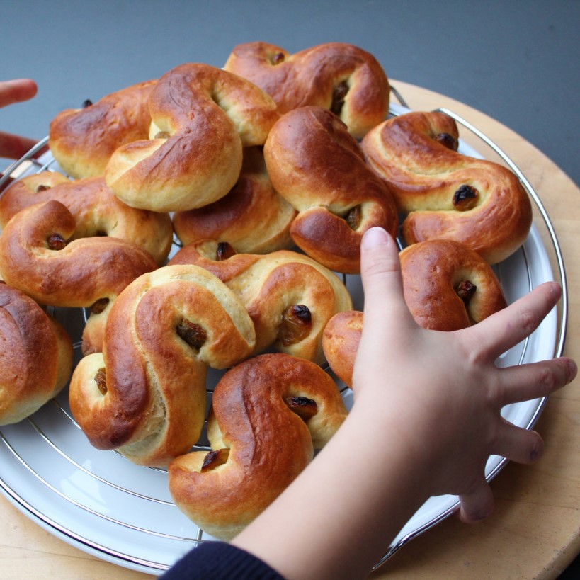 Dolci di Santa Lucia Lussekatter